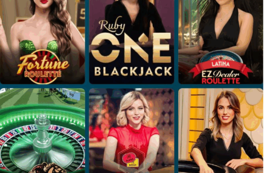 Live казино на сайті Вегас казино: особливості