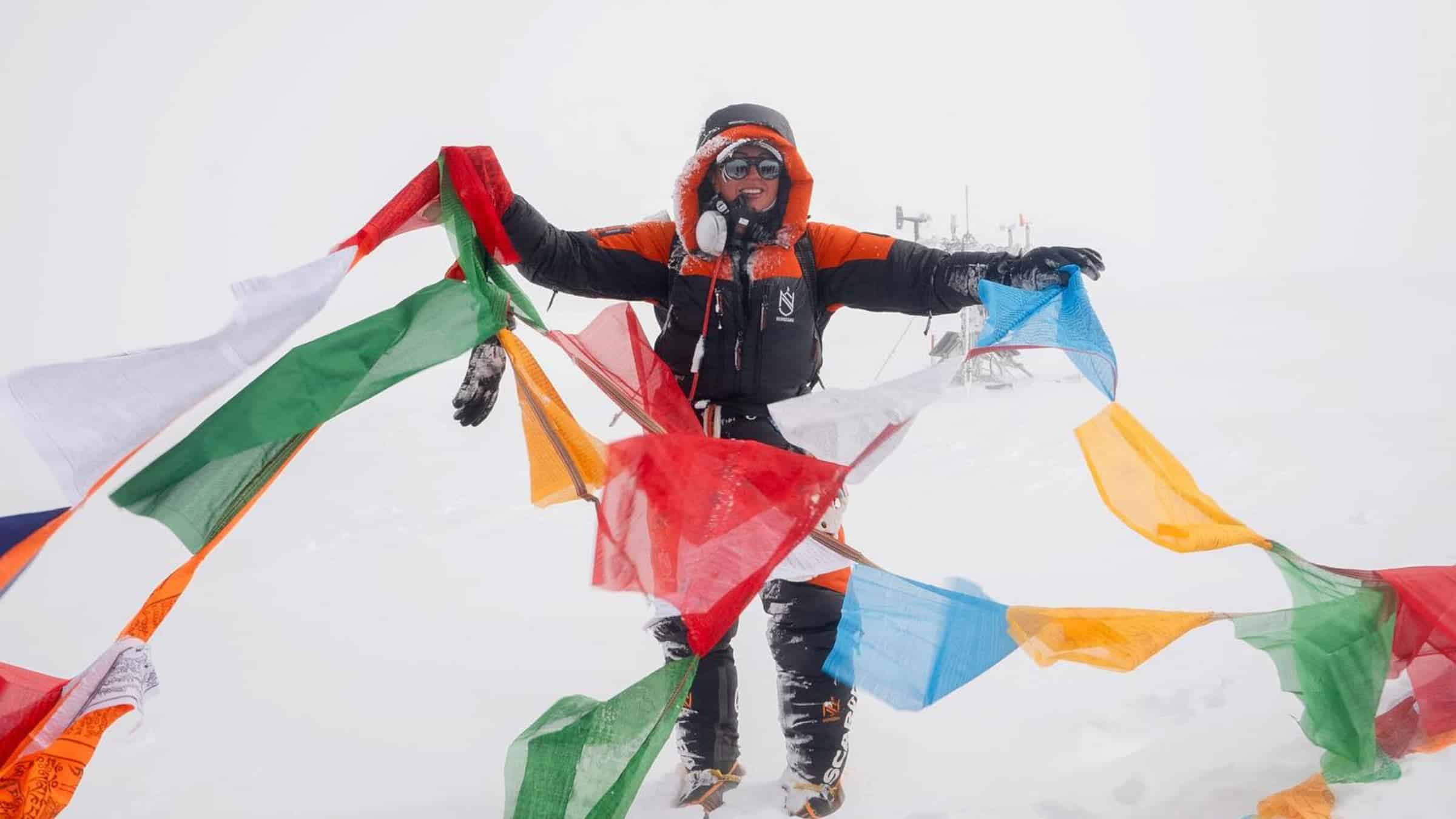 Гуту на вершині Чо-Ойю 2 жовтня.