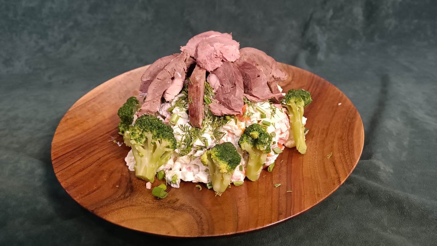 Два салати з борової дичини