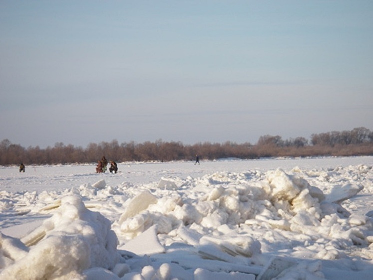 Весняна риболовля на мілині