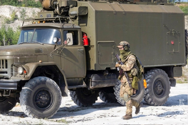 Українські військові на позиціях